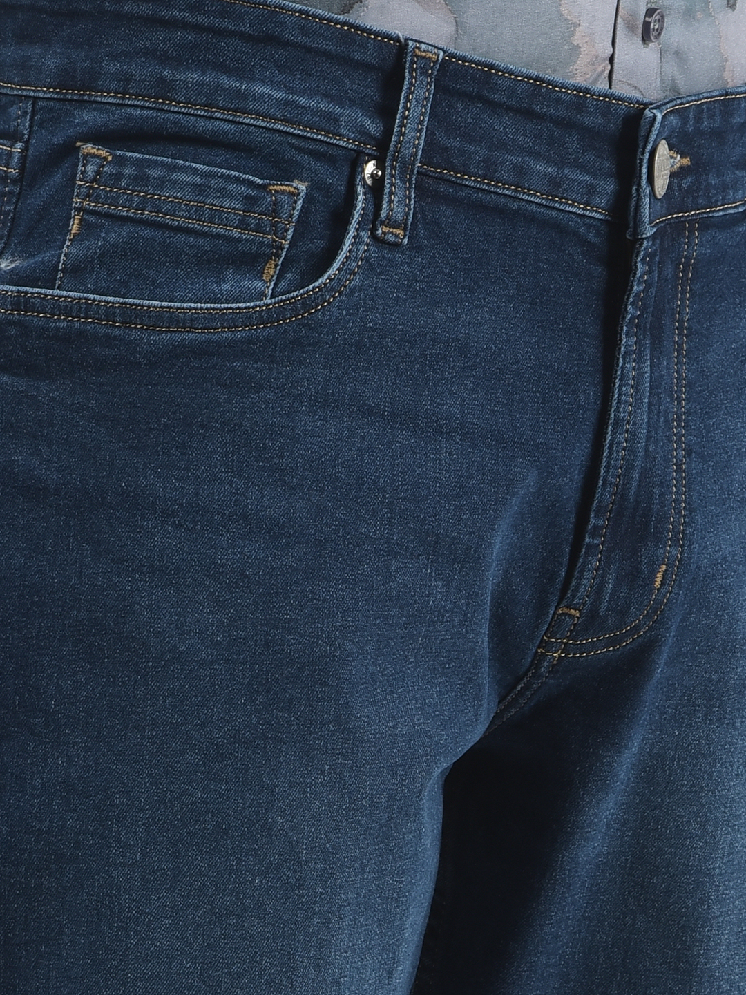 Numero Uno Men Solid Blue Jeans
